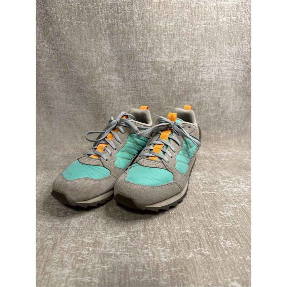 Merrell Women's Alpine Suede Lace Up Low Top Athletic Shoes Moon Mint Size 8